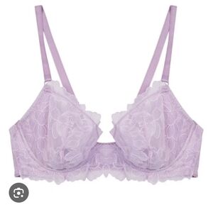 Playful promises lavender floral bra Size 36K